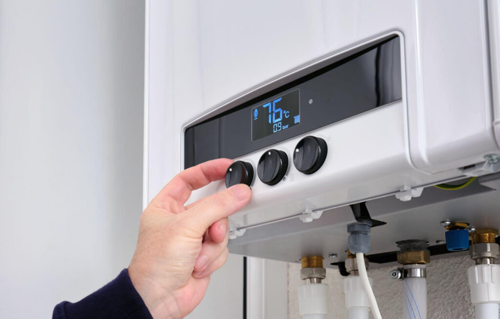 Digital gas boiler