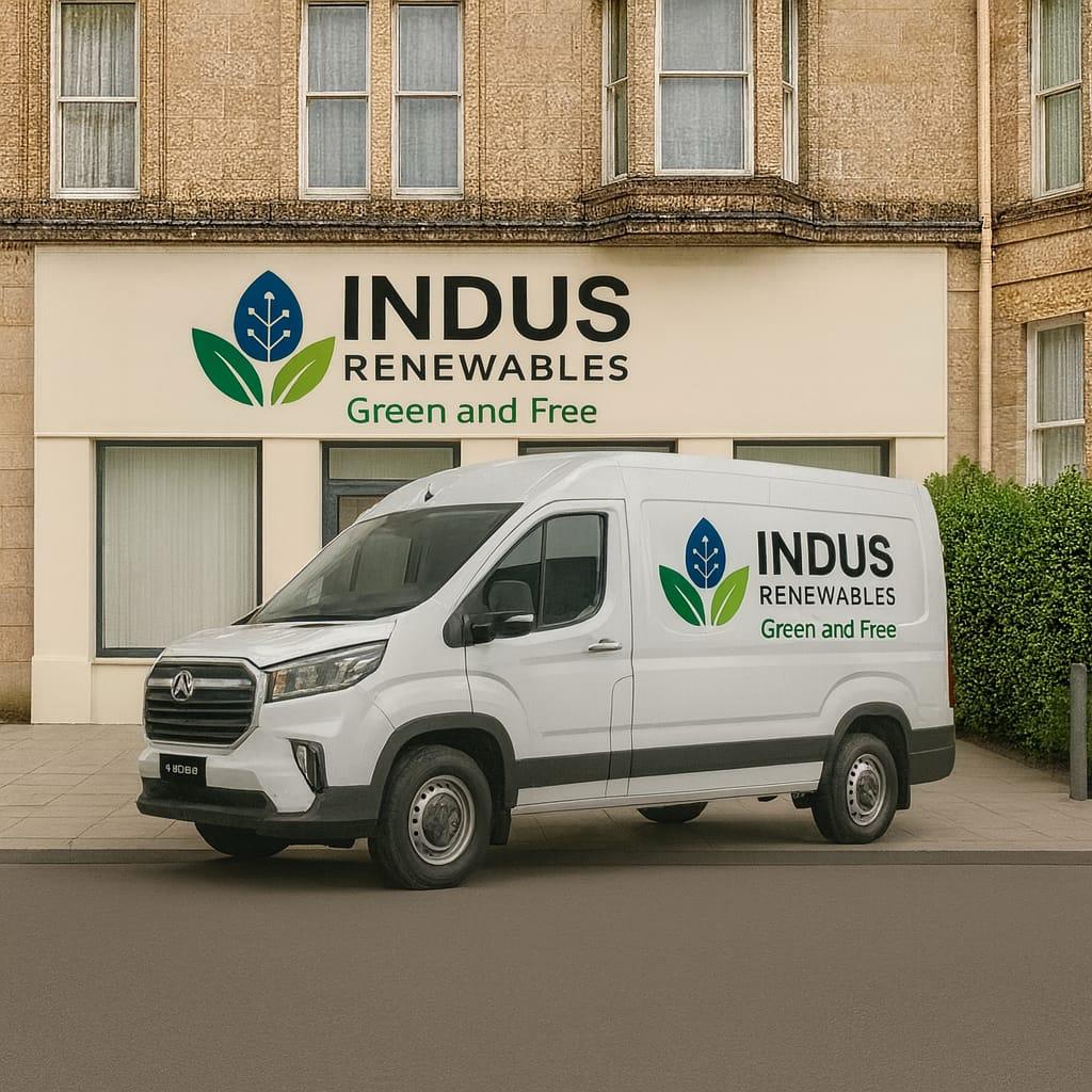 Indus Renewables Office with Van